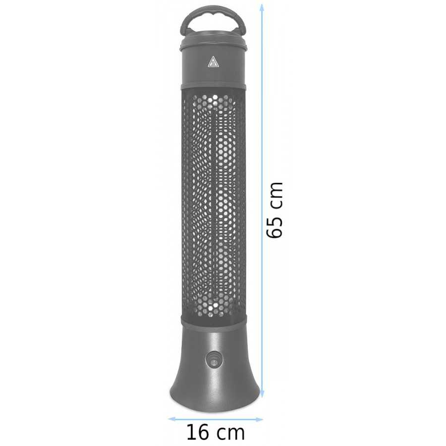Silent room heater