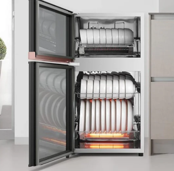temperature control quartz tube for deck oven